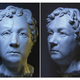 Renderizados en 3D de la cabeza.